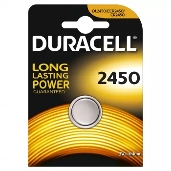 Duracell CR2450 3V litija monētas baterija (viena)