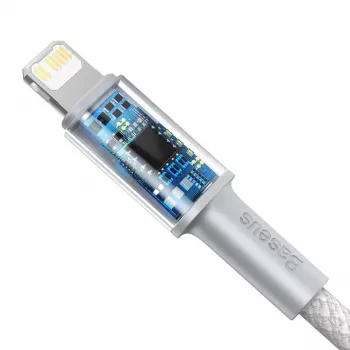 Baseus CATLGD-02 Lightning kabelis 1 m Balts