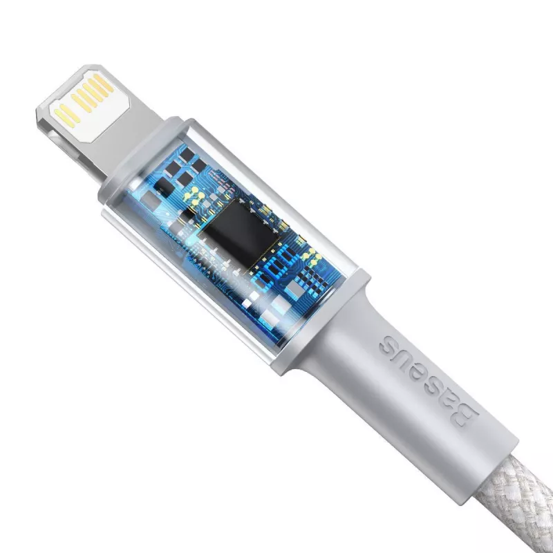 Baseus CATLGD-02 Lightning kabelis 1 m Balts