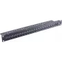 Patch Panel 1U 24 portu metāla 75066-1