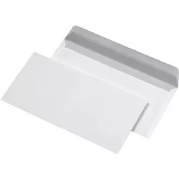 Aploksne MAILmedia DIN garā 220×110 mm pašlīmējoša 80 g/m² iepakojums 1000 gab.