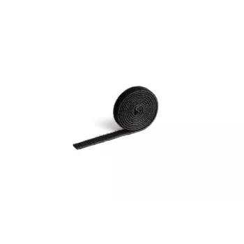 Kabeļu saite Durable Cavoline Grip 10 Hook & Loop Melna