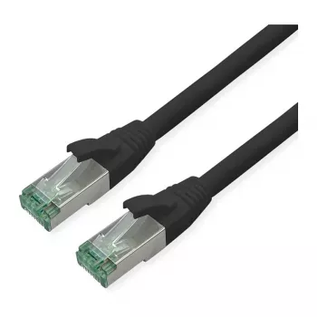 ROLINE RM Patch Cable Cat.6A S/FTP (PiMF), melns, 2 m