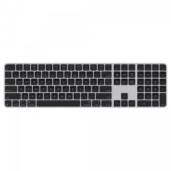 Apple Magic Keyboard ar Touch ID un ciparu bloku USB + Bluetooth QWERTY US English Melns MXK83LB/A