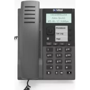 IP telefons MITEL MiVoice 6905 VoIP ar zvanītāja ID, darbvirsmas SIP klausule, pamata VoIP funkcijas