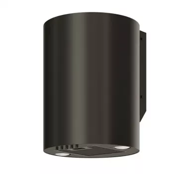 Tvaika nosūcējs MAAN Elba Mini WPB 431, melns tērauds, 120–300 m³/h, troksnis 55–61 dB, 400 mm augstums, elektroniska vadība ar displeju un tālvadību