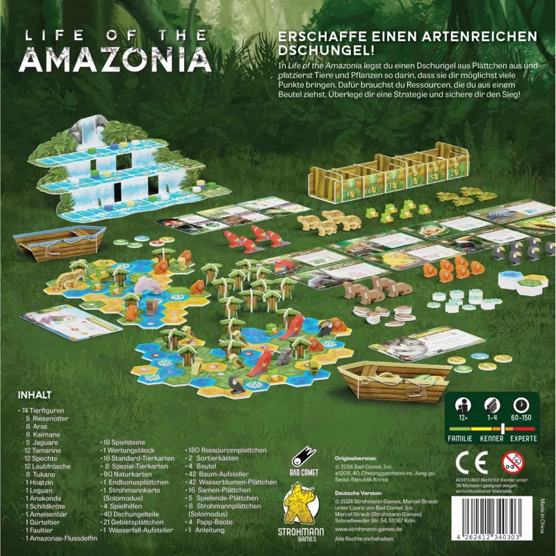 Life of the Amazonia, Galda spēle