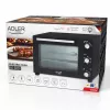 Kompakts elektriskais galda cepeškrāsns Adler AD 6026 — 48 L, 1800 W, mehānisks taimeris
