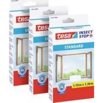Odu tīkls Tesa STANDARD 55671 1300 mm x 1100 mm antracīts