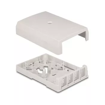 DeLOCK 67053 Keystone sienas kārba, 4 porti, balta