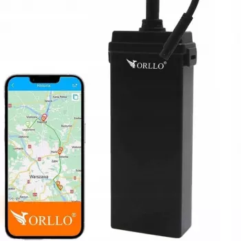 GPS izsekotājs ORLLO CAR TRACK 4G ar GSM savienojumu, modelis 46039
