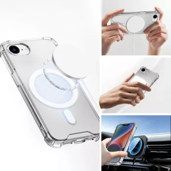 Caurspīdīgs vāciņš 4smarts 541361 iPhone SE 6.06 collu