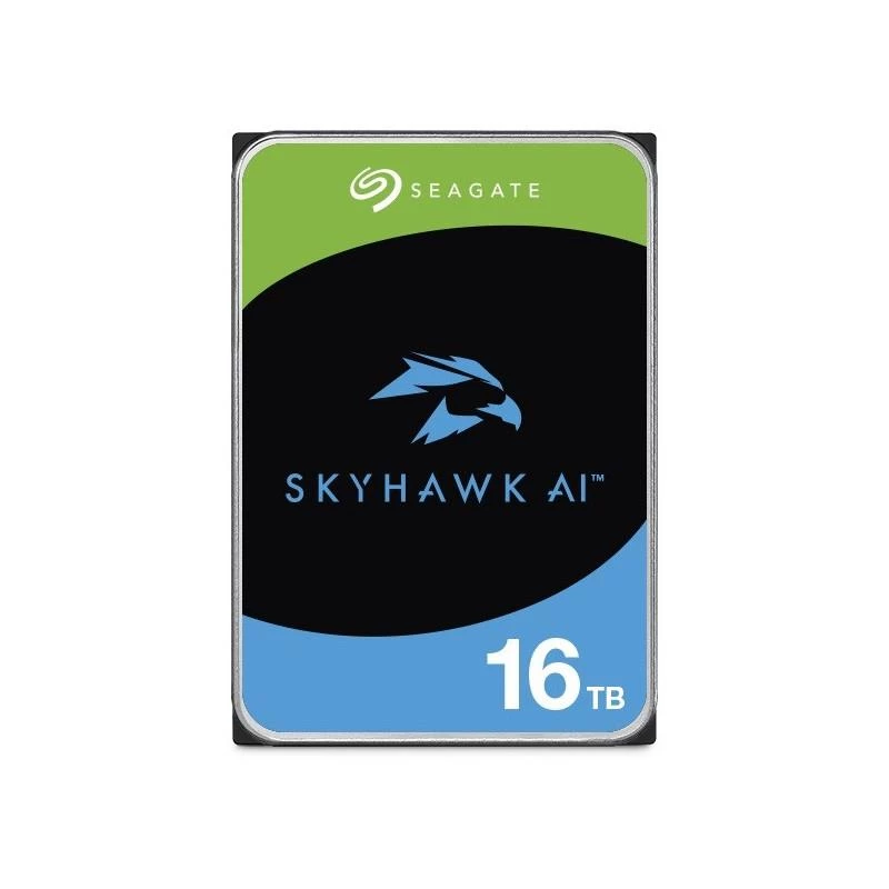 Seagate SkyHawk AI iekšējais cietais disks 16 TB 7200 RPM 512 MB 3,5 collu Serial ATA III
