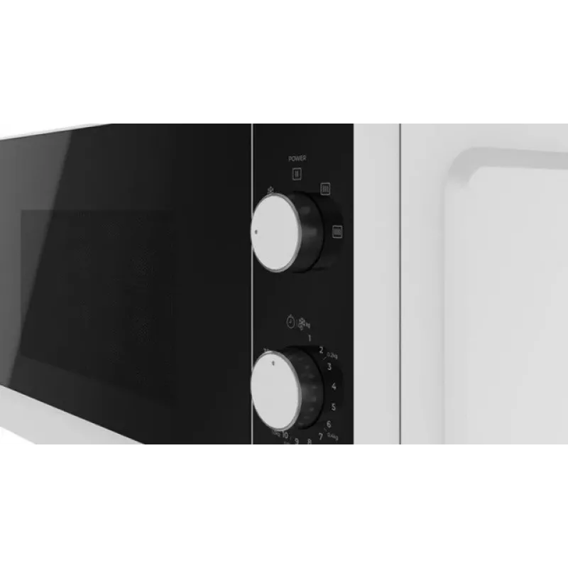 Solo mikroviļņu krāsns TEKA MW FS20 WH — 20 L, 700 W, rotācijas vadība, mehāniskais taimeris, 25,5 cm grozāmais šķīvis