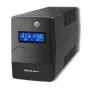 Qoltec Monolith nepārtrauktās barošanas avots (UPS) Double-conversion (Online) 1 kVA 600 W 2 SCHUKO kontaktligzdas