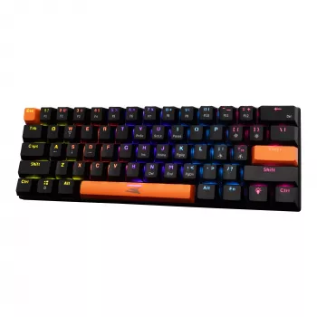 Mehāniskā tastatūra Baracuda Dolphin Black, US izkārtojums, Red slēdži
