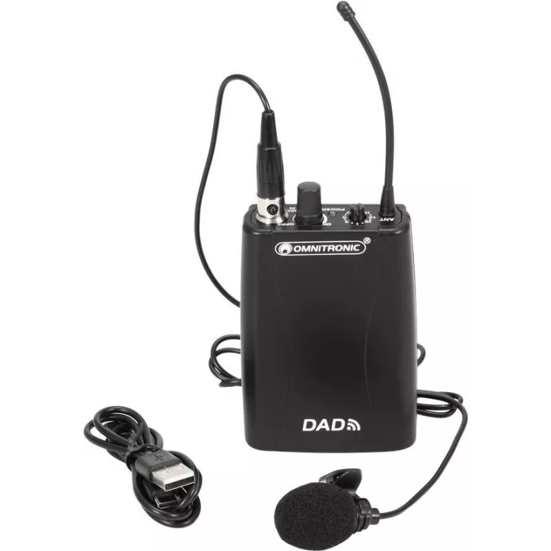 Bezvadu raidītājs Omnitronic 863–865 MHz modelis 13106979 audio sistēmām