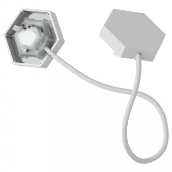 Nanoleaf Flex savienotājs — balts, 0,24 m kabelis, 3 iepakojumā