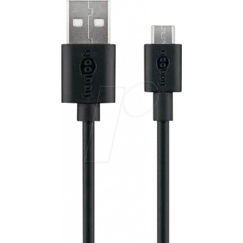 Wentronic 38659 USB kabelis melns