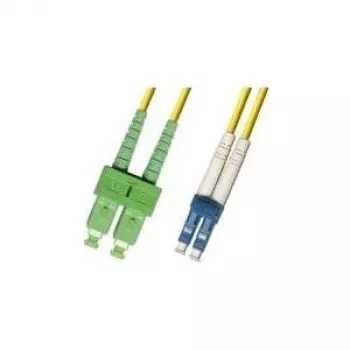 Microconnect FIB841010 optiskās šķiedras kabelis 10 m SC-LC vienmodas OS2 dzeltens