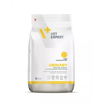 Sausā kaķu barība VETEXPERT Veterinary Diet Urinary, 2 kg — mājputni, 33% olbaltumvielas, 23% tauki