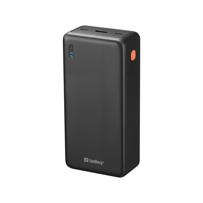 Powerbank Sandberg Saver 27000 mAh Litija-Jons Melns