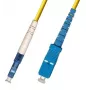 Microconnect FIB461001 optiskās šķiedras kabelis 1 m LC dzeltens
