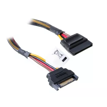 SATA strāvas pagarinātājs Akasa AK-CBPW04-30 0.3m