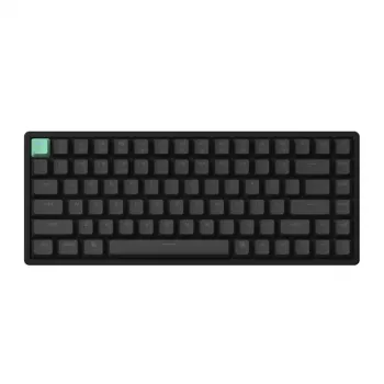 Mehāniskā bezvadu tastatūra Keychron K2 — kompakta 84 taustiņu melna, Bluetooth un USB-C, RGB fona apgaismojums