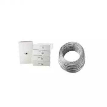 LogiLink Patch Cable, Cat. 5e, F-UTP, 100 m, Pelēks 4 x 2 AWG 26-7, ar folijas ekranējumu, PVC apvalks, spolē (CPV0013)