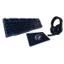 Rebeltec SHERMAN Gaming USB QZERTY Angļu Melna tastatūra ar peli