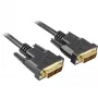 DVI kabelis Sharkoon 3m DVI-D uz DVI-D (18+1) Melns