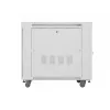 Rack skapis LANBERG FF01-8015-23SL 19 collu 15U, pelēks, perforētas priekšējās durvis