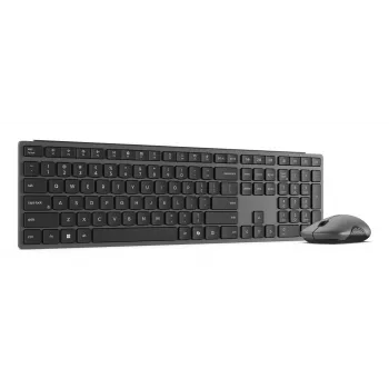 Bezvadu tastatūras un peles komplekts Lenovo 700 Modern Multi-Device — US English izkārtojums, Bluetooth, Luna Grey