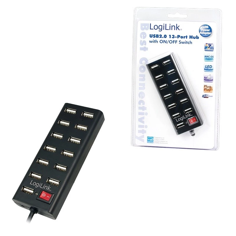 USB centrmezgls LogiLink UA0126