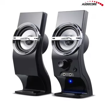 Audiocore AC805 stereo skaļruņi 2.0 PC 6W melni