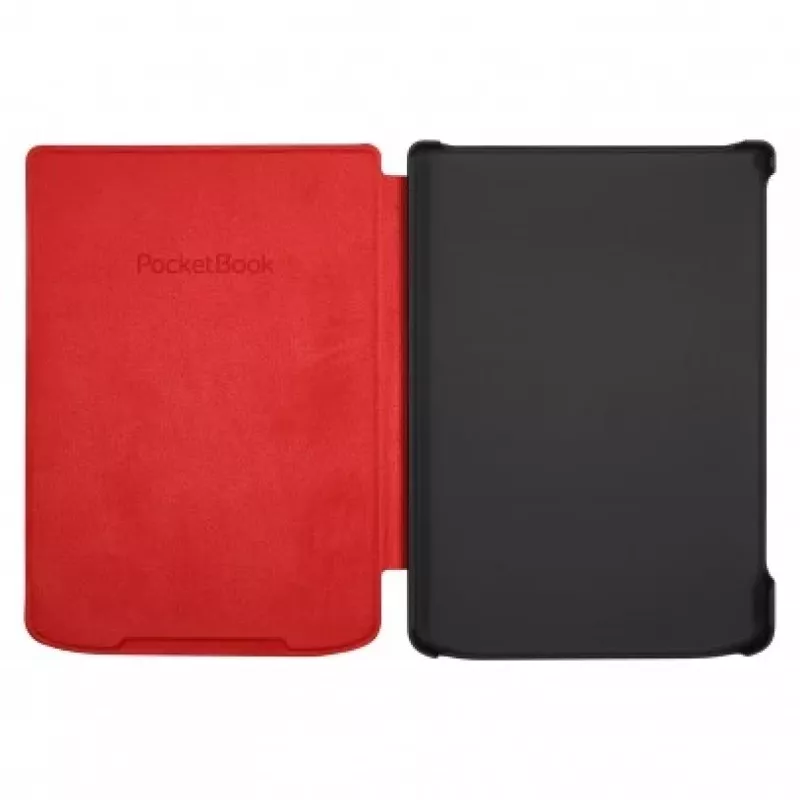PocketBook H-S-634-R-WW Shell vāks e-grāmatu lasītājiem Verse / Verse Pro 15,2 cm (6 collas), mikrošķiedra/PU, sarkans