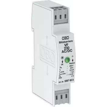 OBO BETTERMANN Lightning Barrier VF230-AC/DC mērījumu un vadības aizsardzība (5097650)