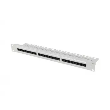 Lanberg PPU6-1124-S sadales panelis 1U 24 porti CAT6