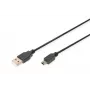 ASM AK-300130-030-S ASSMANN kabelis USB 2.0 HighSpeed Canon USB A/miniUSB B (5pin) vīriešu/vīriešu melns 3m