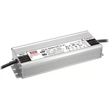 LED barošanas bloks Mean Well 320W 24V IP67, pastāvīga sprieguma draiveris āra LED sistēmām