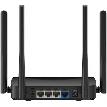 Galda maršrutētājs MERCUSYS MR25BE EasyMesh Wi‑Fi 7 divjoslu 2.4/5 GHz, 3600 Mbps, 3× Gigabit LAN, 4 ārējās antenas