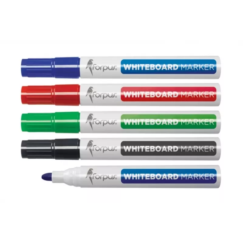Whiteboard Marker Forpus 1-3 mm, round head, black 1215-001