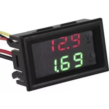 VAM10010 - LCD sprieguma un strāvas mērītājs 3,5 V līdz 30 V līdzstrāva (com-vam10010)