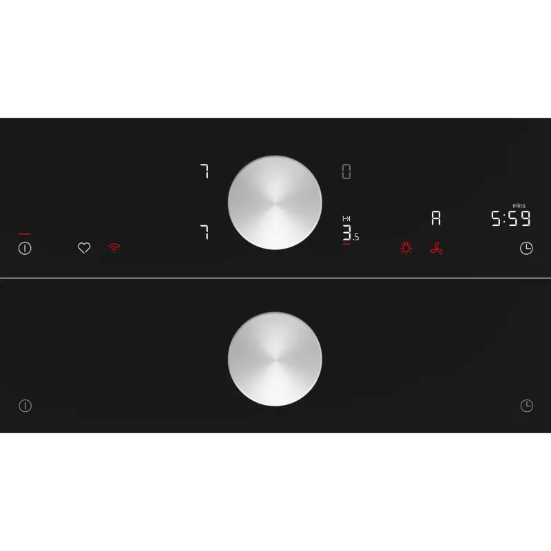 Neff N 90 Melna iebūvējamā 80 cm Zone indukcijas plīts virsma, 5 zonām