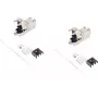 Keystone RJ45 Cat 6A savienotājs ShiverPeaks BS08-10002-2 bezinstrumentu, 2 iepakojumā