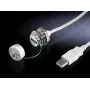 USB A uz USB A kabelis, Rittal 2482.220 — 1 m, balts, tēviņš-mātīte