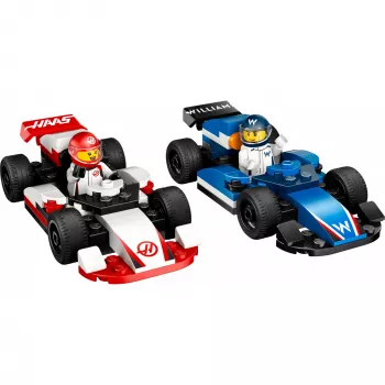 LEGO CITY 60464 F1 - Williams Racing un Haas F1 sacīkšu mašīnas