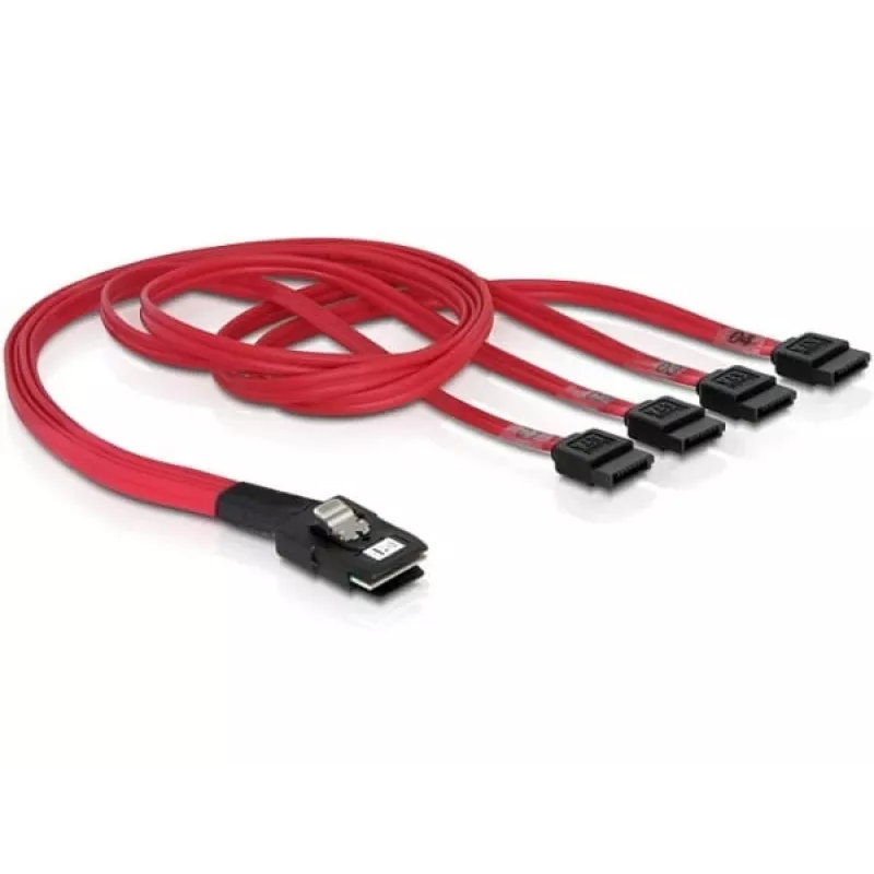 Delock SATA/SAS kabelis 4-Lane SATA (siev.) uz 36 PIN 4iMini MultiLane (vīr.) 50 cm (83057)