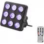 LED efekta gaisma EUROLITE Model 42110199 ar 9 LED, DMX vadība